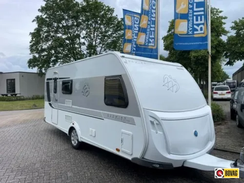 Knaus Sudwind 500 FDK Unico awning, Screen door,