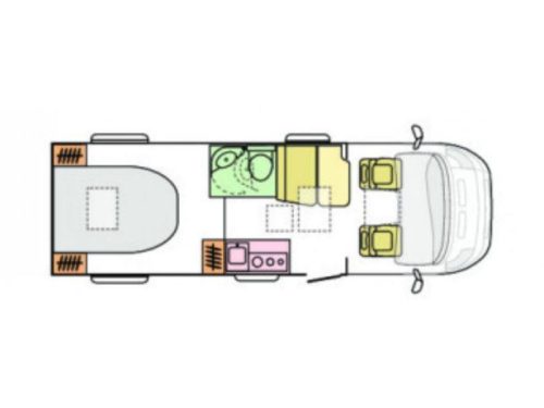Adria Compact Supreme SC QUEEN BED+LEVELING SYSTEM photo: 21