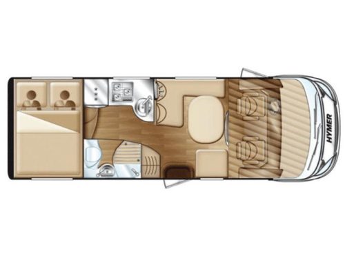 Hymer B614 SL Star Edition 3.0 L 160 CV+DB CHA&Icirc;NE photo: 21