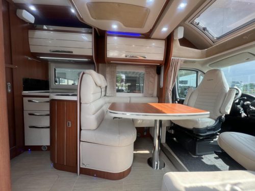 Mobilvetta KEA P65 premium class camper length and drop-down bed photo: 7