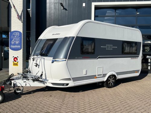 Hobby De Luxe Edition Silver 440 SF Mover, Bicycle rack, Awning  photo: 5