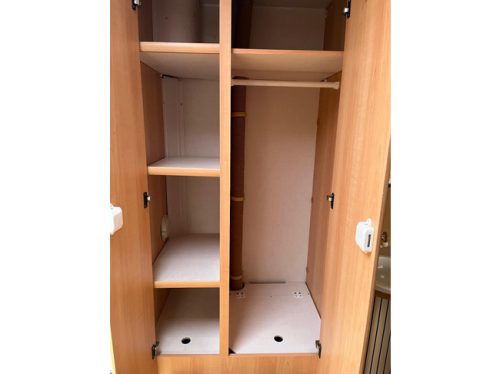 HOME-CAR Racer 45 Spirit | French bed | Dinette | Front bike rack | Heater | Refrigerator | Toilet and sink photo: 20