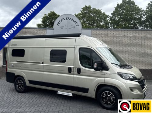 Hymer Yosemite 600 LENGTEBEDDEN 160 pk Euro6 Fiat Ducato **Uniek/Dieselkachel/4 zitplaatsen/2x huishoudaccu/Luifel/1e eigenaar/Slechts