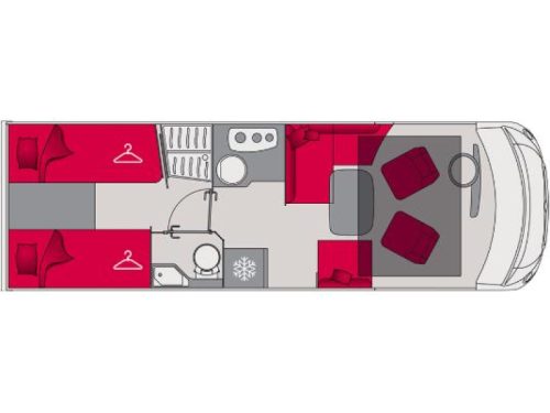 Pilote G 740 GJ Camper, 5-Person 2027 photo: 1