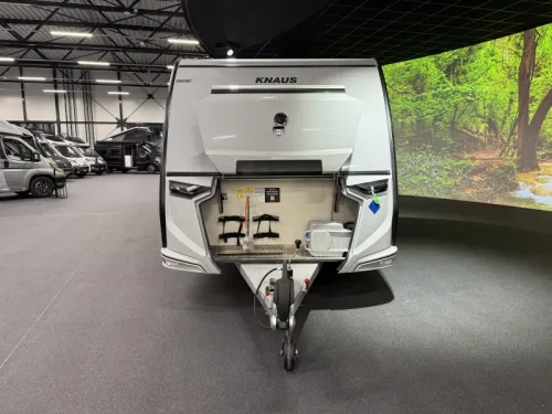 Knaus Sudwind Black Selection 540 FDK Etagenbett / Franz&ouml;sisches Bett Foto: 2