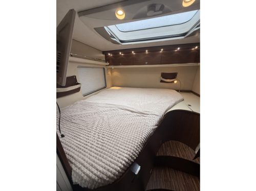 Hymer S 790 150 hp very luxurious version French bed + pull-down bed xxl fridge oven awning leather air conditioning camera tv electric dish tv large garage photo: 17